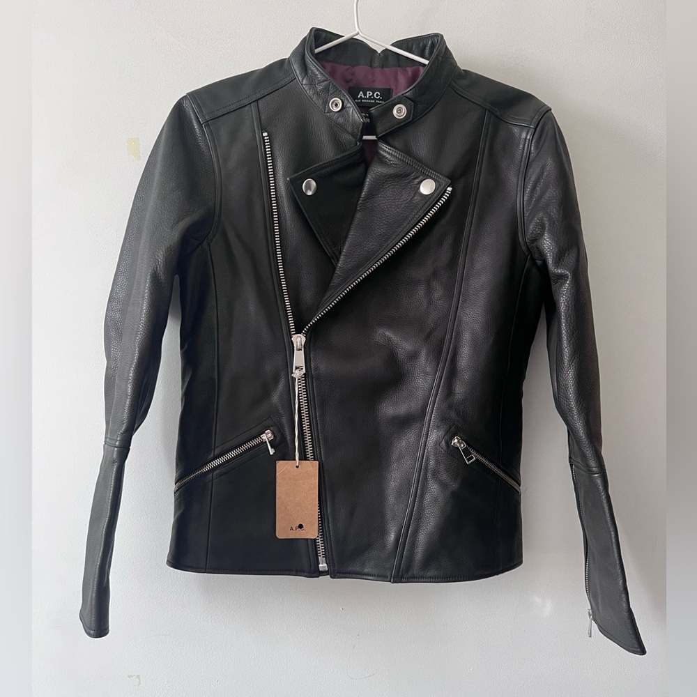 A.P.C. Leather jacket new!